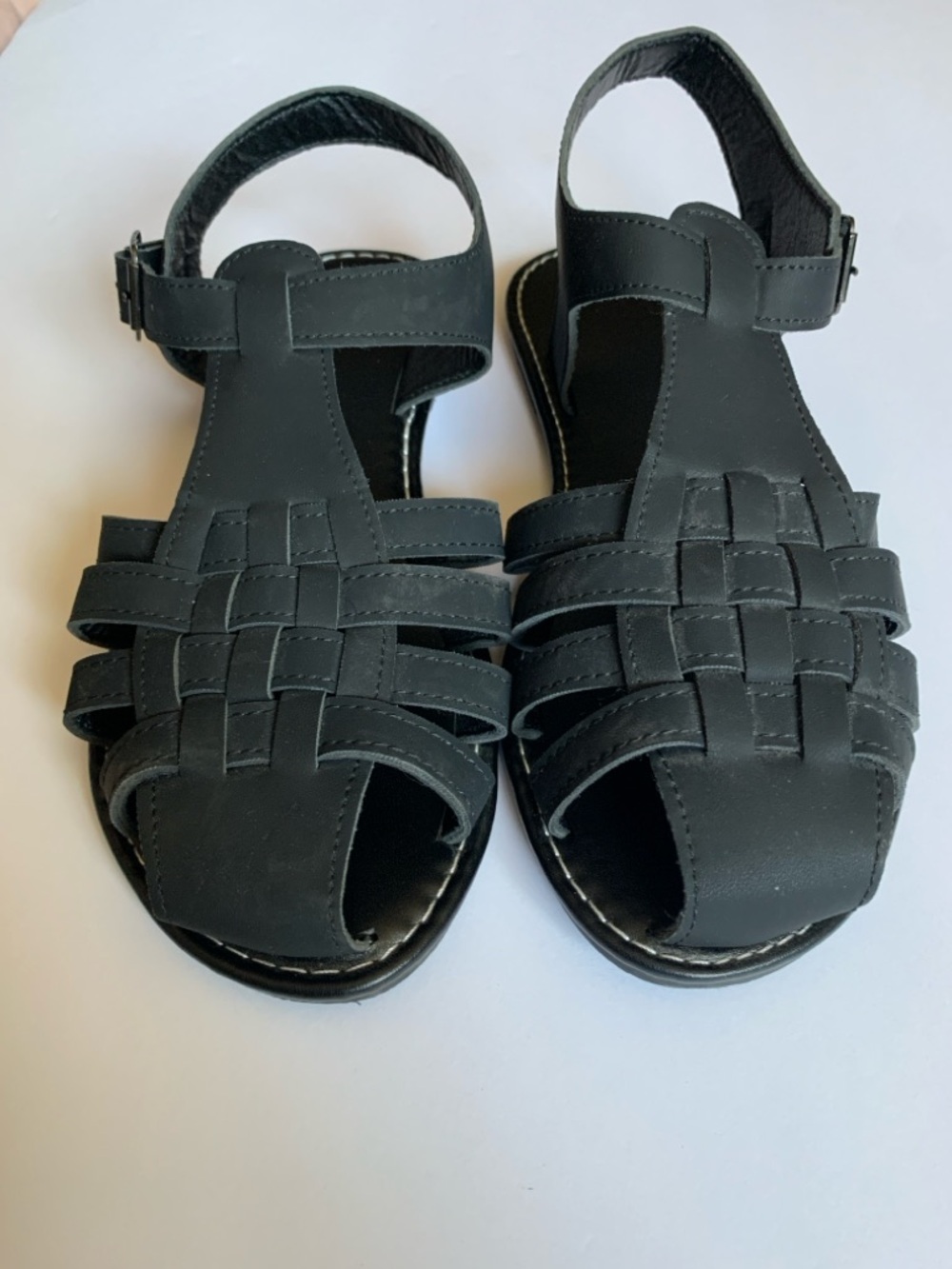 Black Strappy Gladiator Sandals Size 41 Ladies size 10
